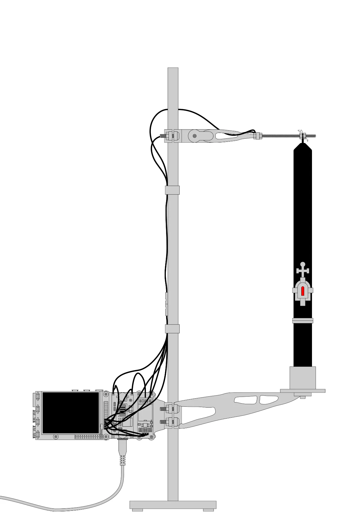 Wettermodifikation / Umsetzung / Apparat-Schema