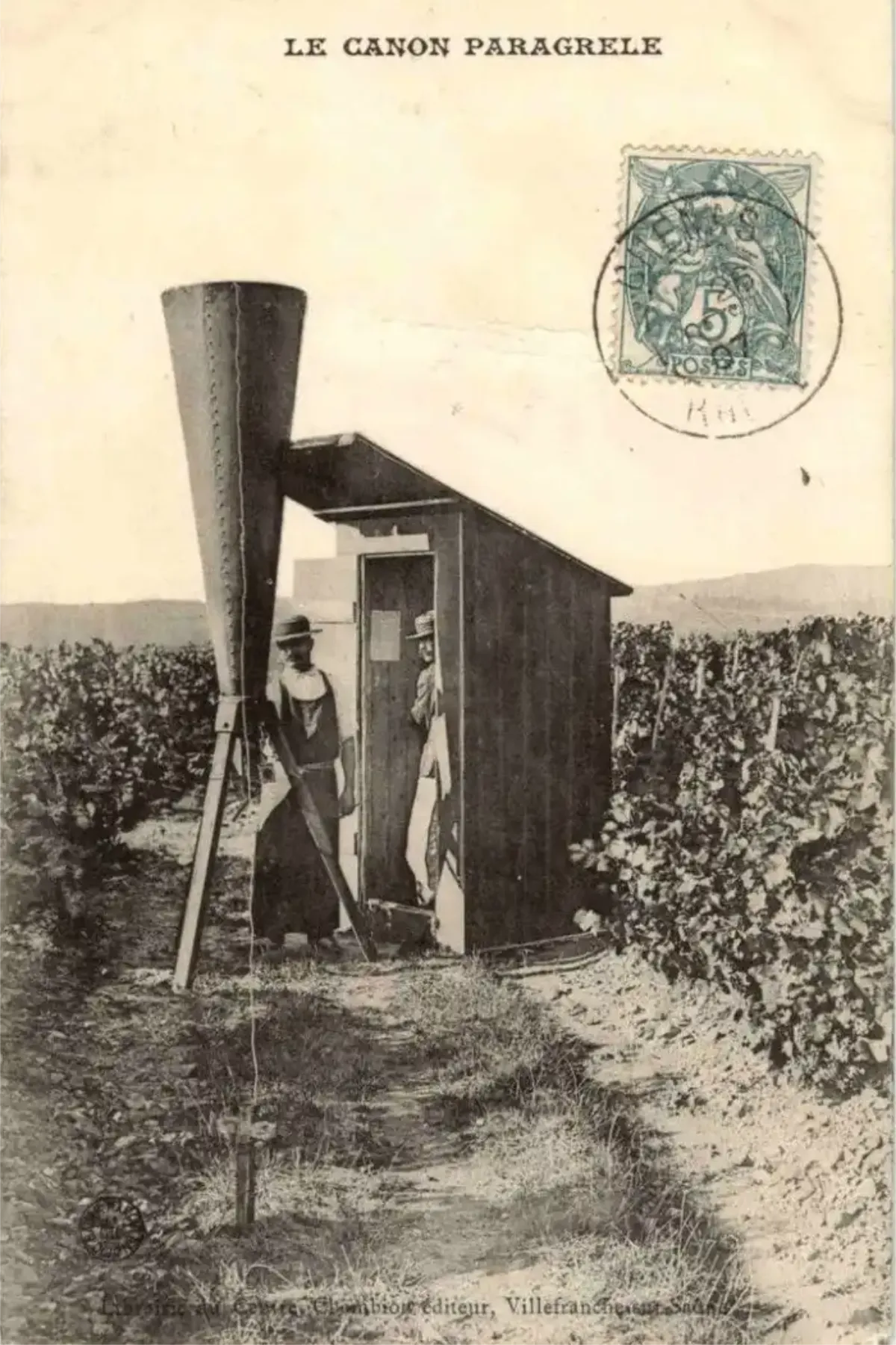 Wettermodifikation / Recherche / Luftwirbelkanone (19. Jhd.)